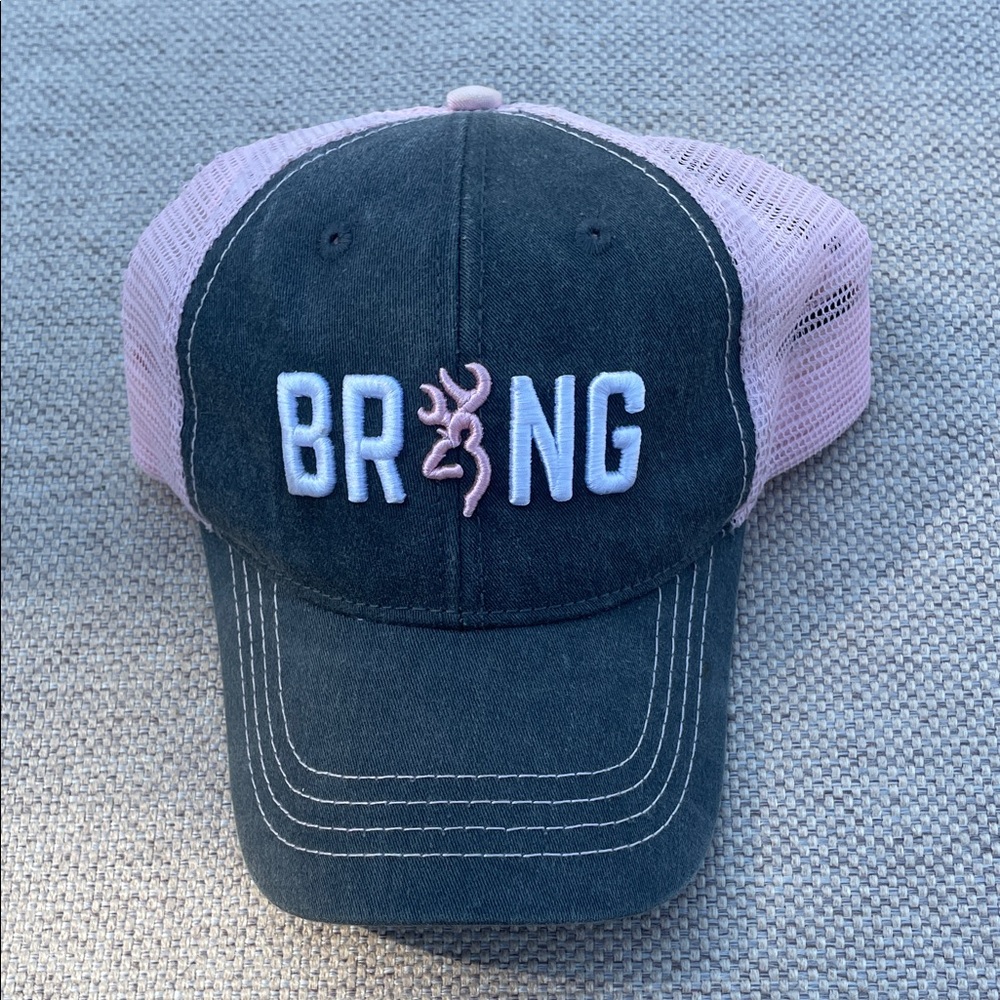 Browning Pink and Black Cap